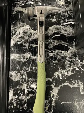 TB15 STILETTO Tibone Titanium Claw Hammer Milled Rubber