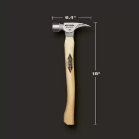 TI14SS STILETTO Hammer Traight Hickory Handle Titanium #3