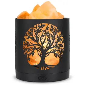 Yeti SUNYA Salt Lamp Himalayan Pink Basket Led Usb Power