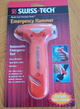 ST85109 SWISS TECH Bodygard Auto Emergency Hammer Escape Tool