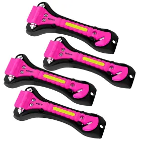 4PCS SZEOF Window Breaker Glass Car Seatbelt Cutter
