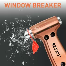 756594414258 SZEOF Safety Hammer Cute Window Breaker Seat Car #3