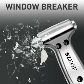 756594414265 SZEOF Safety Hammer Cute Window Breaker Seat Car #3