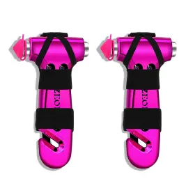 DPINK-2 SZEOF Hammer Cute Window Breaker Seat Belt Cutter Car