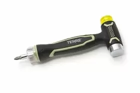 744144008705 T-TERRE Double Faced Hammer Tool Rubber Mallet