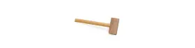098834340607 TANDY LEATHER Wooden Mallet