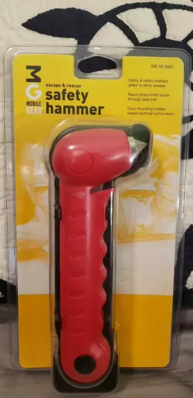 092-03-0405 TARGET Mobile Gear Escape Rescue Hammer Car Glass