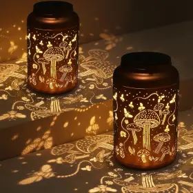T-DL-103-2P TEPAKEN Solar Lanterns Waterproof Led Mushroom