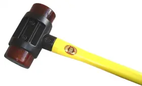 34-RH275FG THOR Split Head Hammer Rawhide Faces Fibreglass