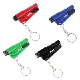 HBSKAYQG7 TIESOME Car Window Breaker Belt Cutter Keychain