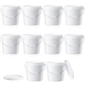 BOO-TIONCY-6889 TIONCY Gallon Lid Handle Pail Storage