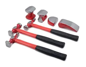 15084 TITAN Auto Body Hammer Set Thre