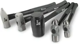 744759514493 TITAN Hammer Set Ball Pein Rubber Malle