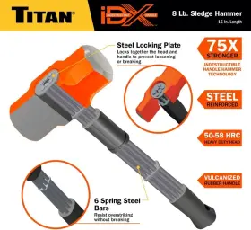 63618 TITAN TOOLS Hammers Mallets