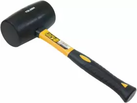 25038 TOLSEN Rubber Mallet Hammer Fiberglass Rubberized Grip #3