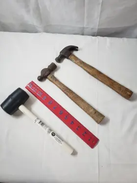 196776 TOOL BENCH Rubber Mallet Head Hammers #2