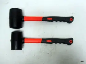 705353483202 TOPPARTS Set Rubber Mallets Fiberglass Handle