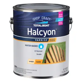 530973 TOTALBOAT Water Based Marine Varnish Drying Amber