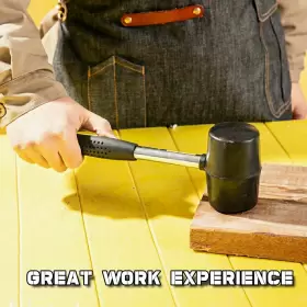 XJC-100 TRADING CO. LTD Rubber Hammer Mallet Rugged Steel #3