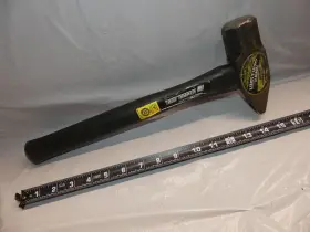 57770921 TRUE TEMPER Ames Cross Peen Blacksmith Hammer Handle