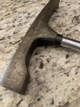 A11B TRUE TEMPER Brick Hammer Steel Handle Mason Geologist #2