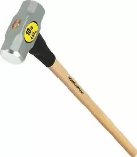 MD10HC TRUPER HERRAMIENTAS Double Sledge Hammer Wood Handle