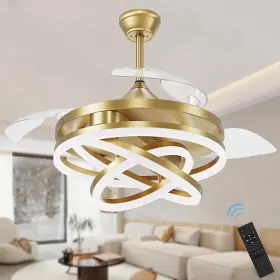 HYF-CF-42 TXCSLY Bedroom Ceiling Fan Light Fandelier