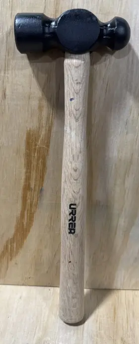 1340PN URREA Ball Pein Hammer Oak Handle