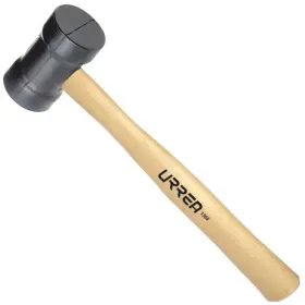 705353189296 URREA Rubber Mallet Oak Handle