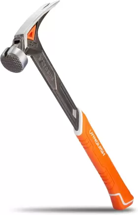 689993897035 VANQUISH Milled Framing Hammer Iron Head Forged