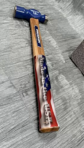 010-D0 VAUGHAN Ball Peen Hammer Hickory Handle #2