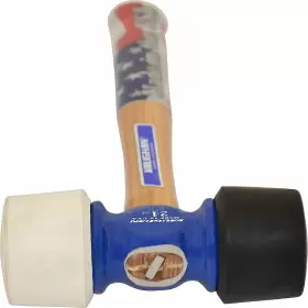 19510 VAUGHAN Rubber Mallet Flame Hickory #2