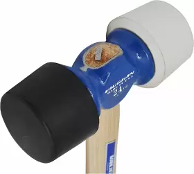 19510 VAUGHAN Rubber Mallet Flame Hickory #3