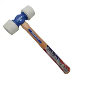 445023124143 VAUGHAN Tip Rubber Mallet Hardwood Handle