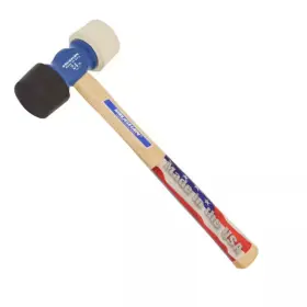744759764515 VAUGHAN Rubber Mallet Hardwood Handle