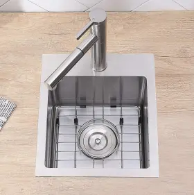 JBVC029S VC CUCINE Single Steel Sink Topmount Bowl