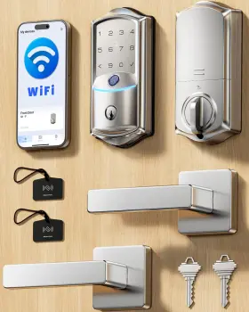 VE027-L VEISE Smart Lock Fingerprint Keypad Wifi Control