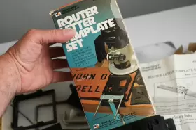 23455 VERMONT AMERICAN Router Letter Template Set Box #2