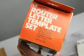 23455 VERMONT AMERICAN Router Letter Template Set Box #3