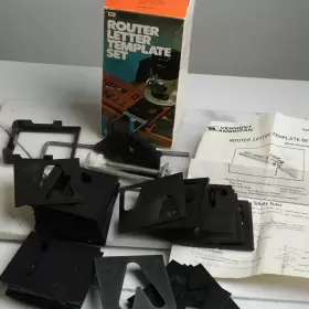 23455 VERMONT AMERICAN Router Letter Template Set Box