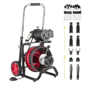D1000 VEVOR Plumber Drain Cleaner Auto Sewer Snake