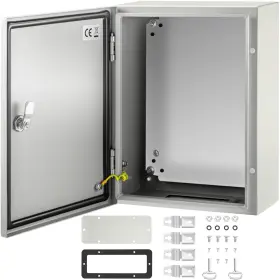 ST3-415 VEVOR Electrical Enclosure Box Carbon Steel Hinged