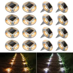 21380ZM VOLISUN Solar Driveway Lights Pack Led Waterproof