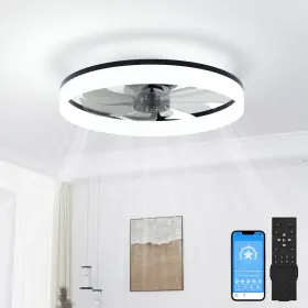 21763ZM VOLISUN Fandelier Ceiling Fan Light Dimmable Led