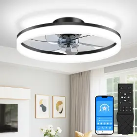 8225C-3K-500 VOLISUN Ceiling Fan Bladeless Led Smart Remote
