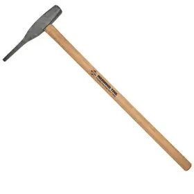 21802 WARWOOD TOOL Tie Plug Punch Hickory Handle