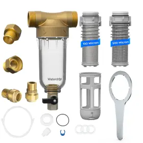 WD-RPFK15 WATERDROP Filter Down Sediment Micron Mnpt Spin