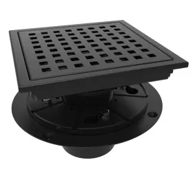 769937003545 WEBANG Square Shower Floor Drain Steel