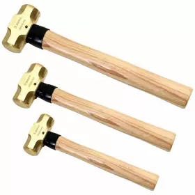 BR2101B-SET-33LB WEDO Sledge Hammer Wooden Handle Die Forged