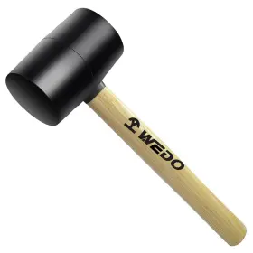 WD694-24 WEDO Rubber Mallet Hammer Wooden Handle Deadhead
